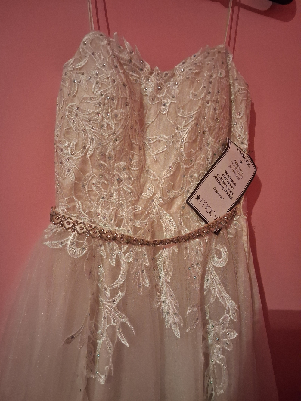 Macy's French Vanilla Ivory Dress Size 0